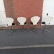 Vintage plywood swivel chairs by Elmar Flötotto - 1960