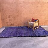 Blue Moroccan carpet - 190 x 350 cm