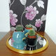 Round mirror tray