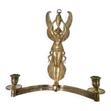 Large candlestick with winged caryatids