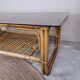 Table basse en rotin