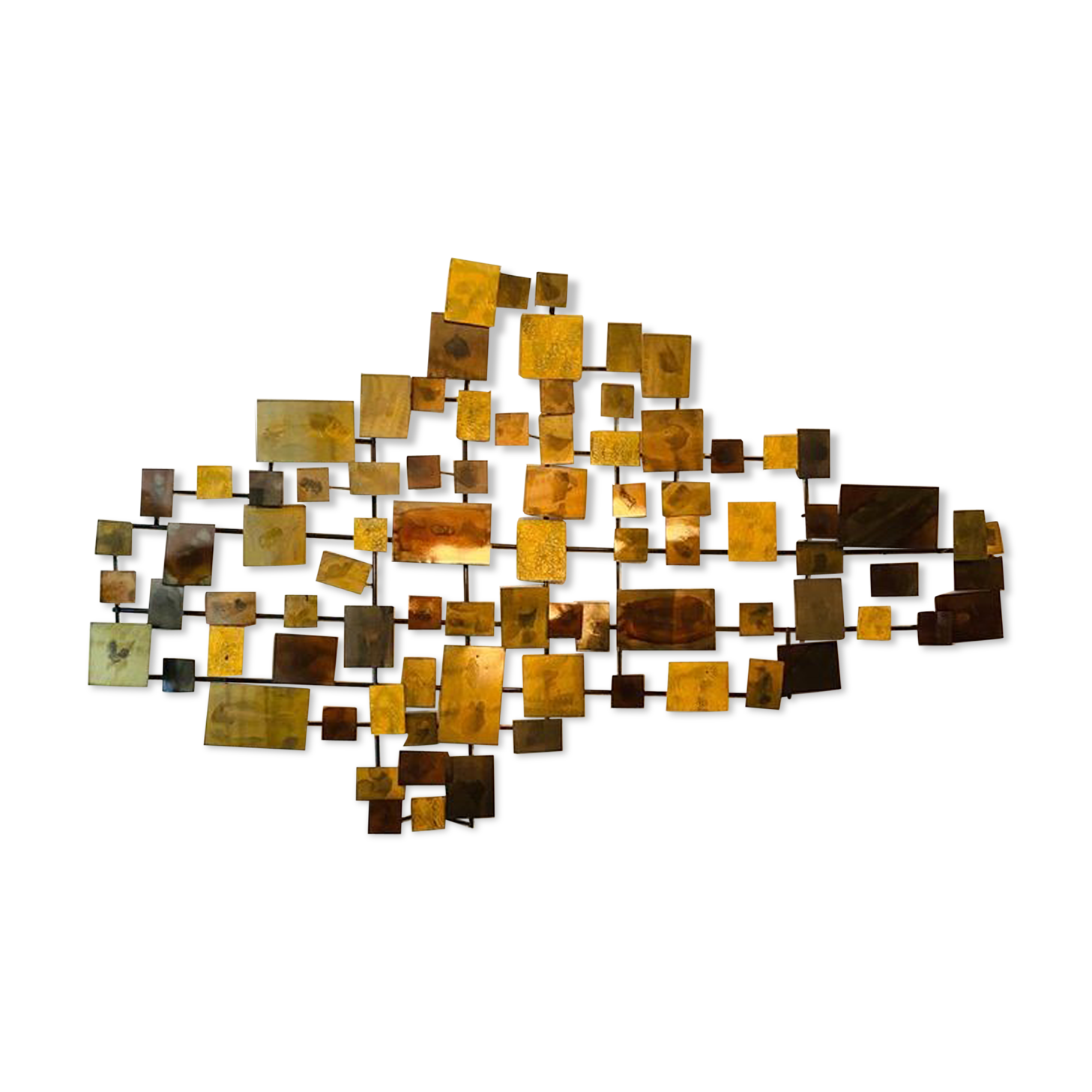 Brutalist wall art / bed head piece