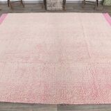 8x10 Rug For Living Room Pink & Beige Vintage Moroccan Rug, 259x301 Cm SKU. 34961