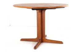 Table à manger extensible Silkeborg Round 1x - design danois en teck