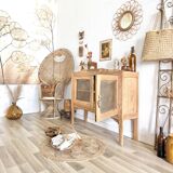 Console vitrée art déco