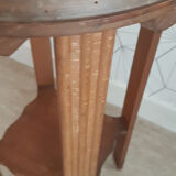 Vintage 50s harness in light walnut and marble.