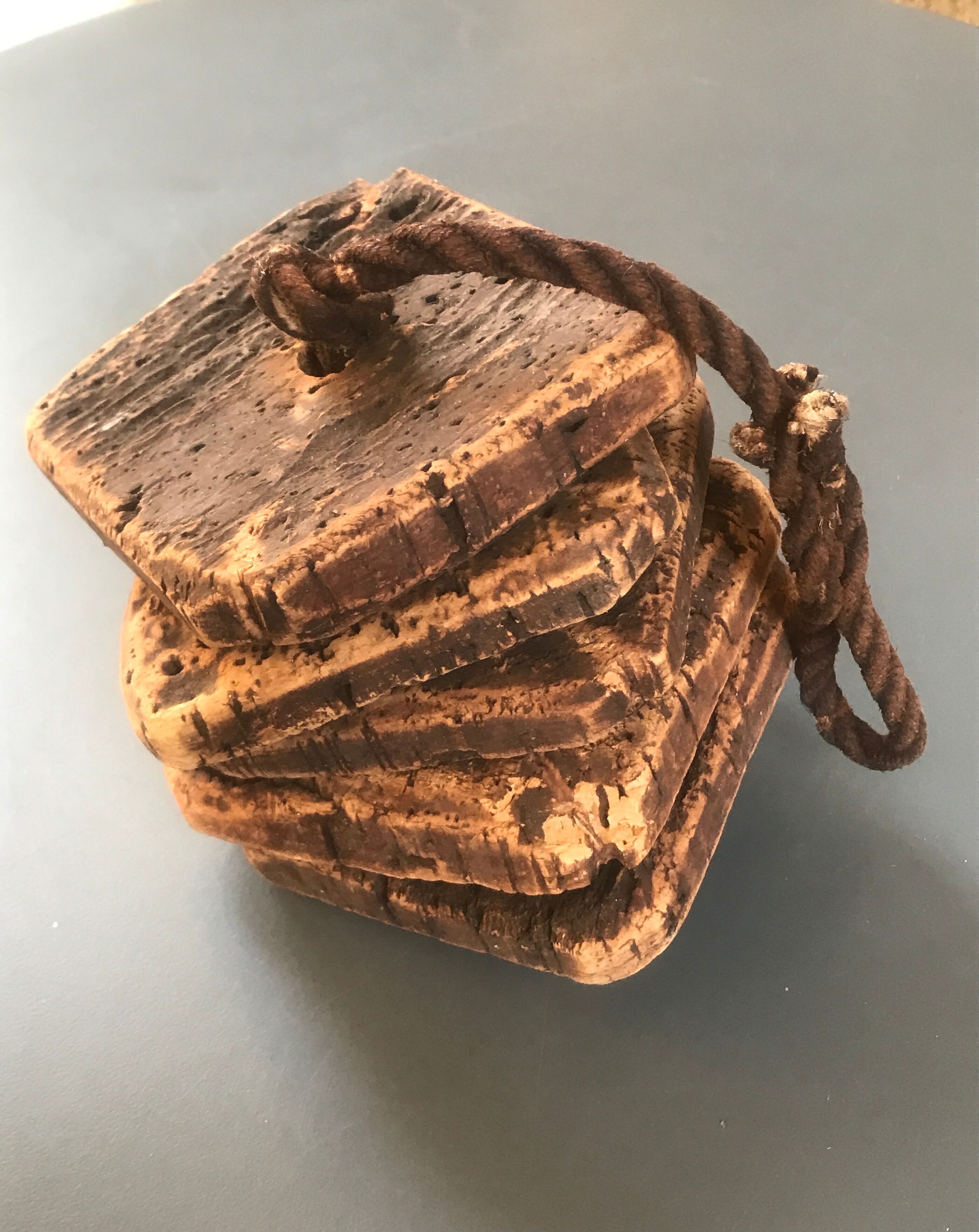 Old cork float 5 floors