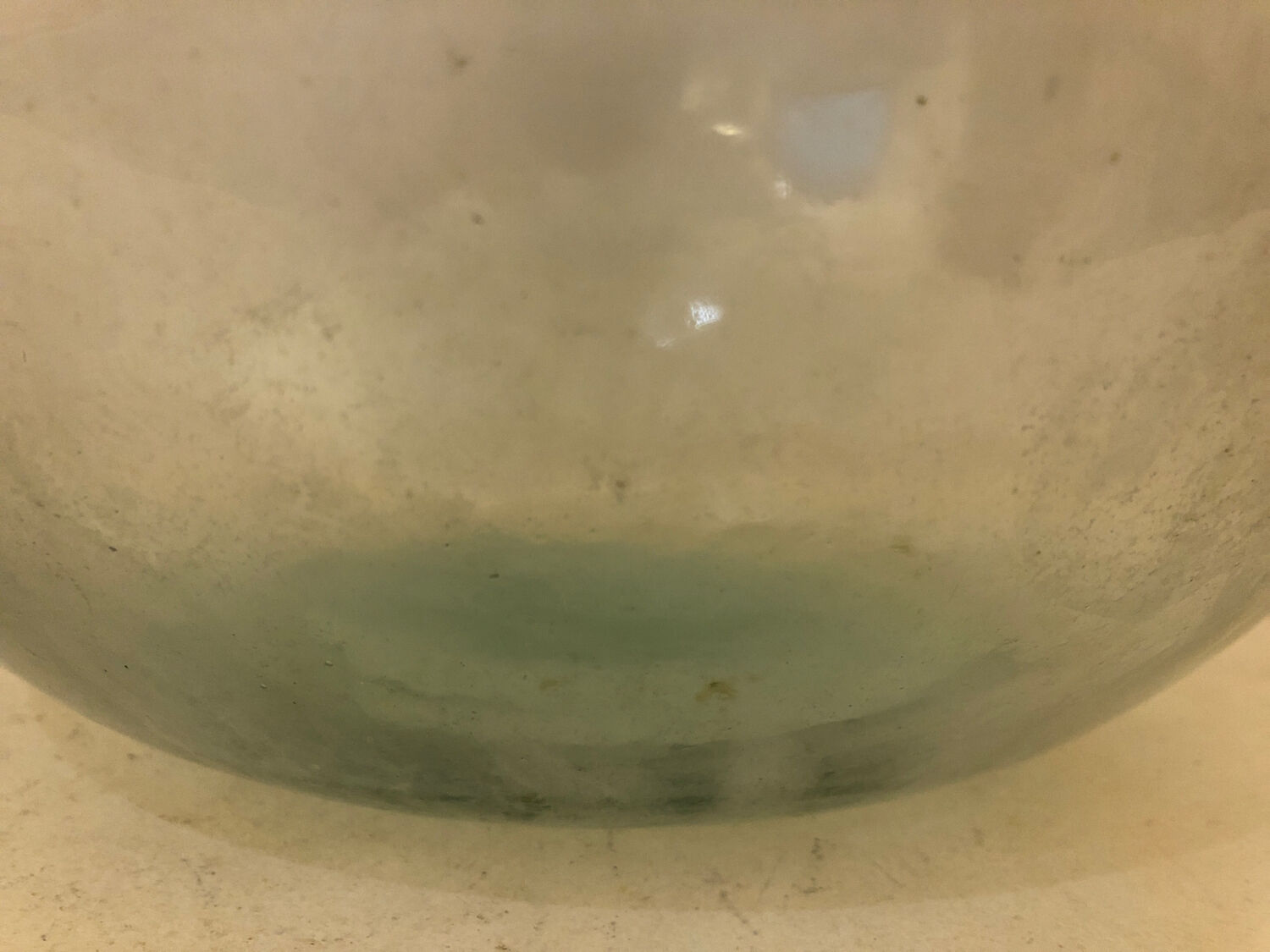 Dame jeanne 15l light green, 1960