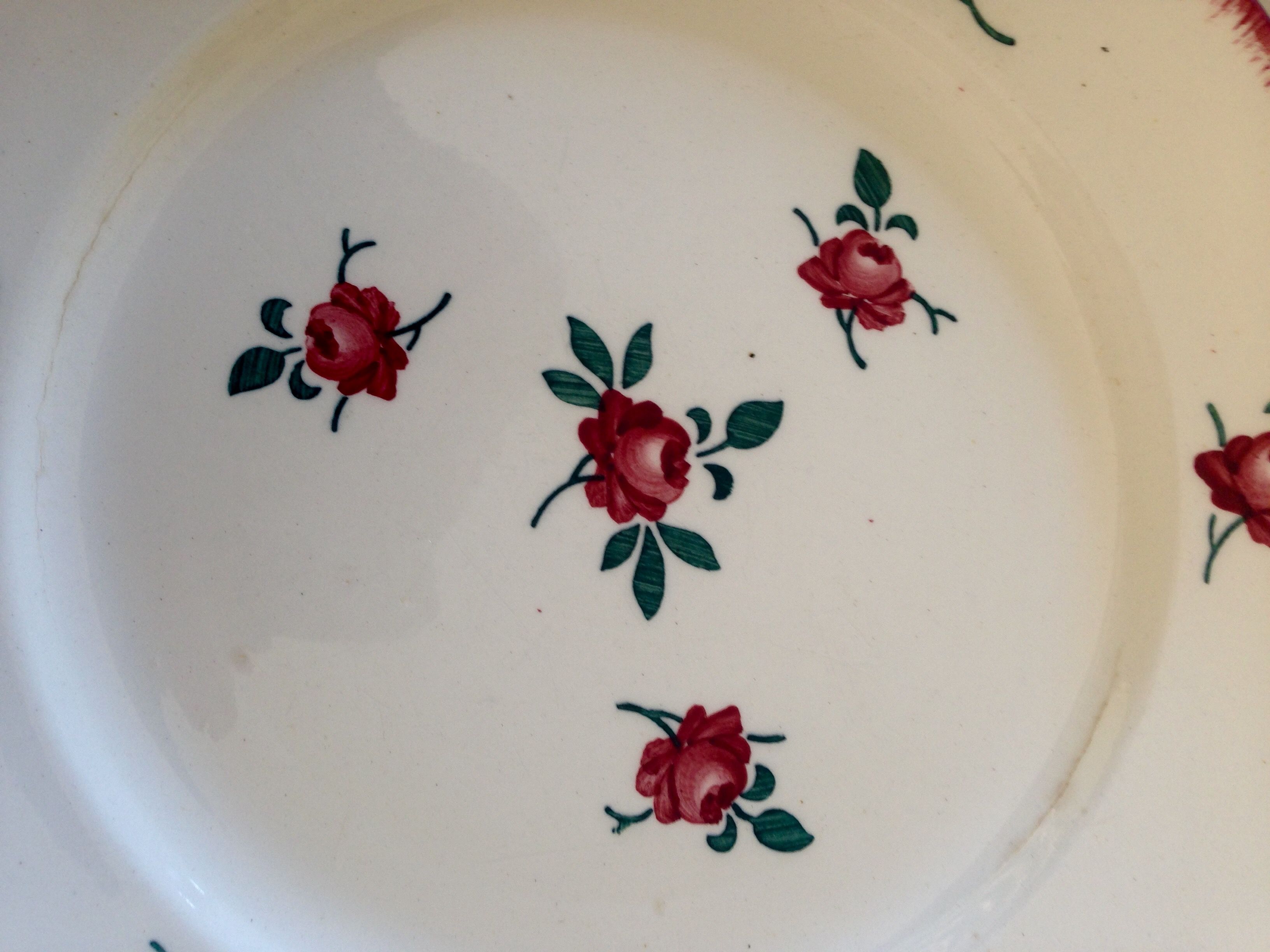 6 plates and flat K & G Luneville