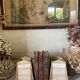 Art Deco marble and onyx bookends