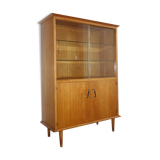 Library showcase in oak from the 1950s