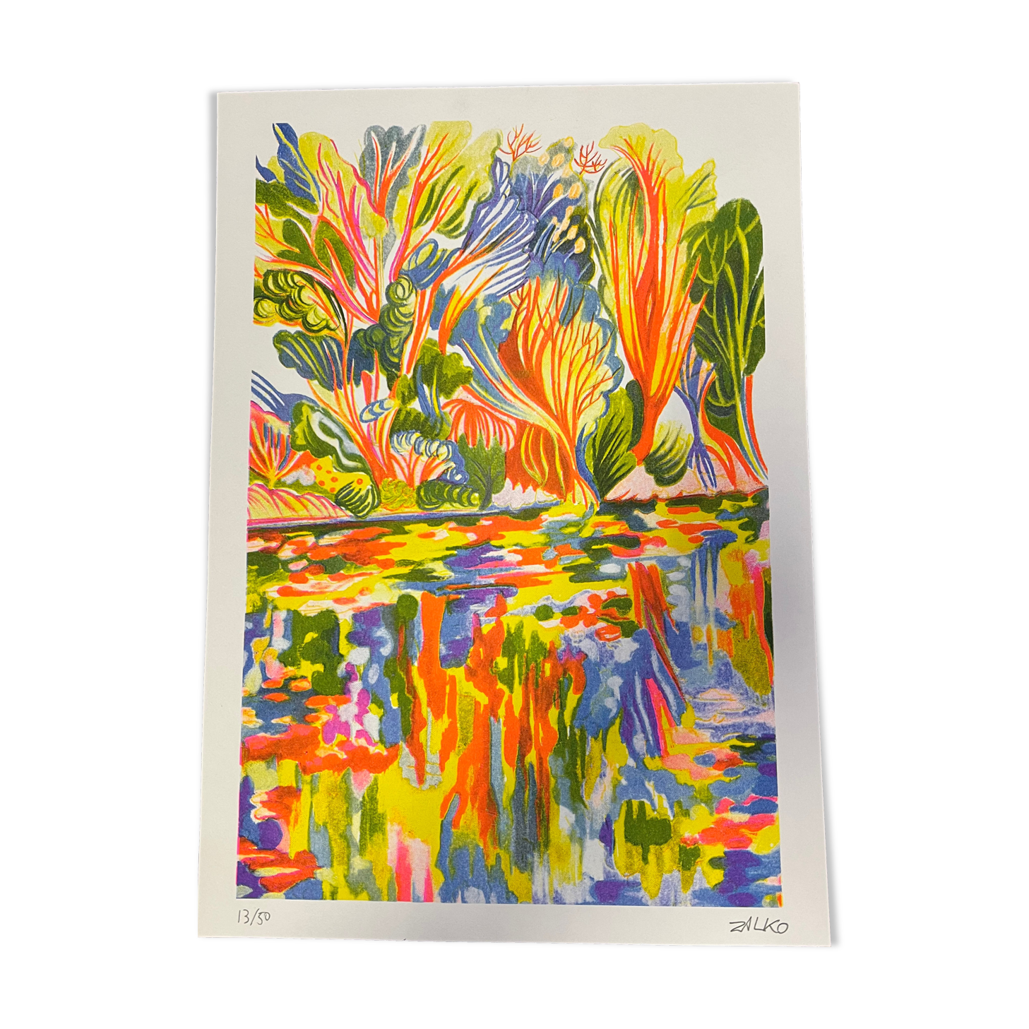 Illustration in risography Format A3