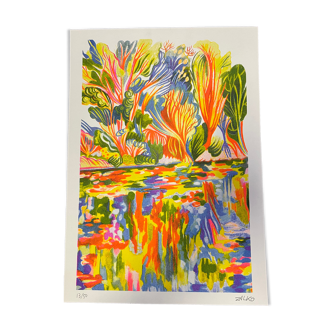 Illustration in risography Format A3