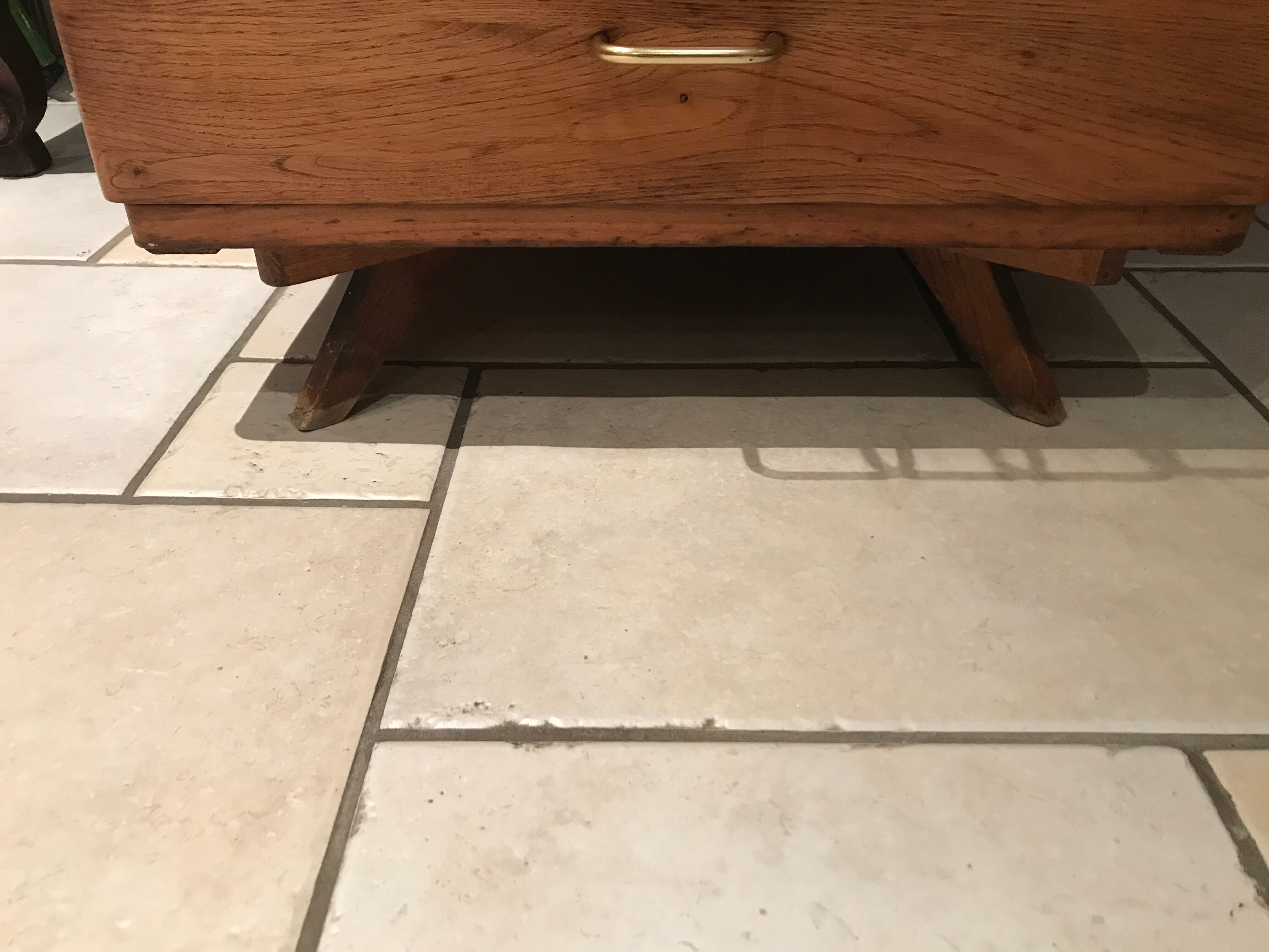 Semainier chiffonnier vintage chêne 1970