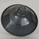 Industrial suspension n°1 in enamelled sheet anthracite gray 31cm Size S 1960
