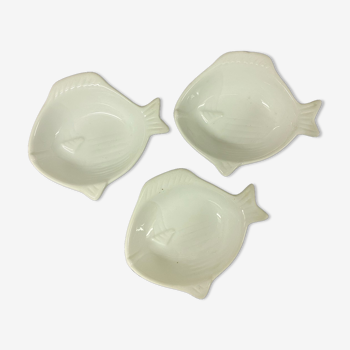 Set of three fish cups