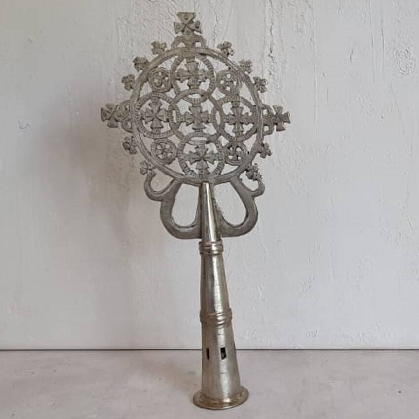 Ethiopian Coptic processional cross