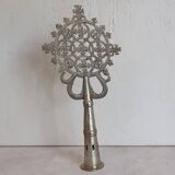Croix de procession copte éthiopienne