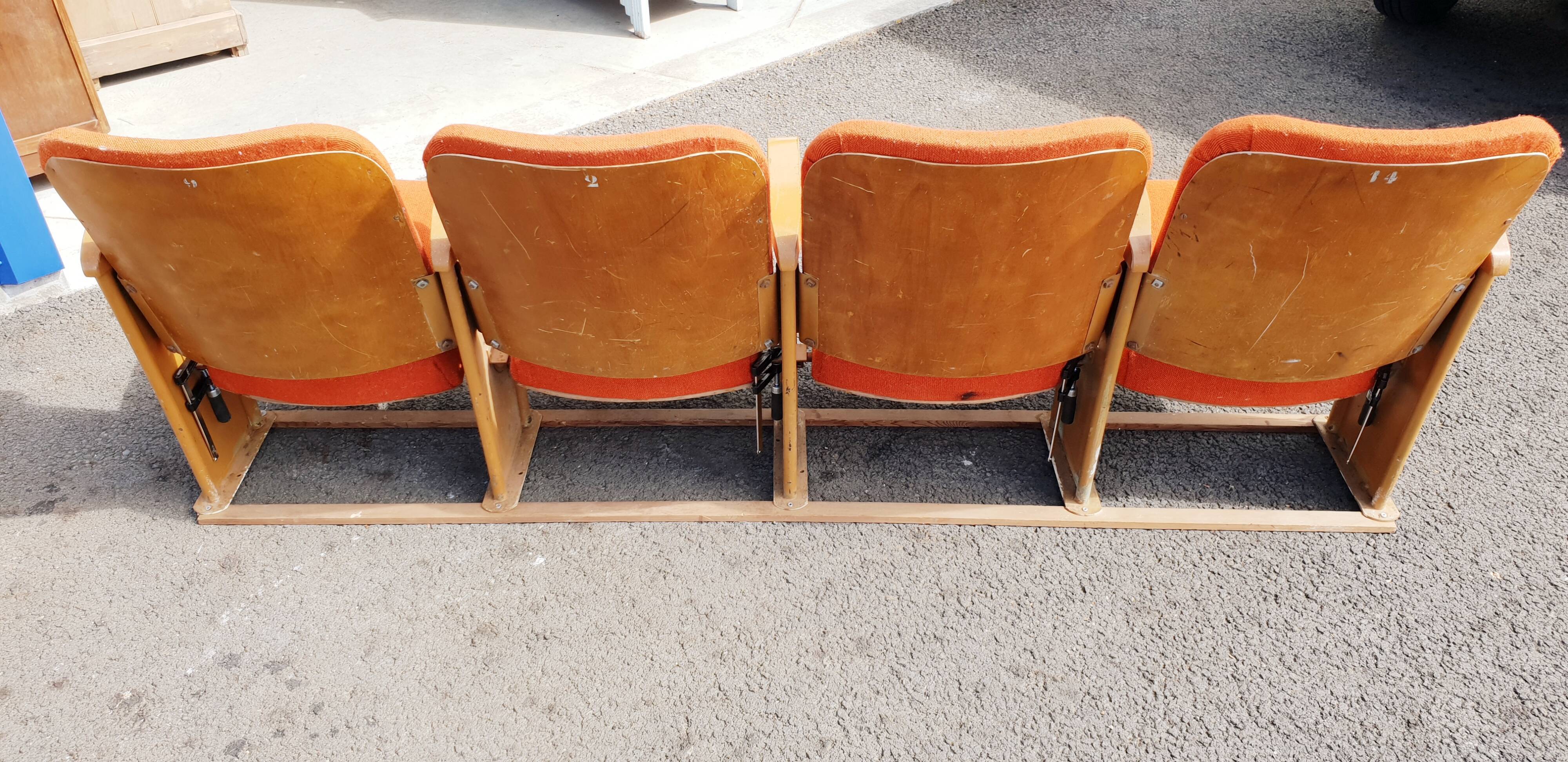 Vintage cinema chairs
