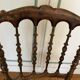 Napoleon III Chiavari Chair — Beaded Spindles — Crimson Velvet — France,