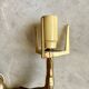 Pair of wall lights by Maison Arlus by Felix Agostini in bronze.