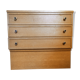 Chevet 3 tiroirs en bois clair