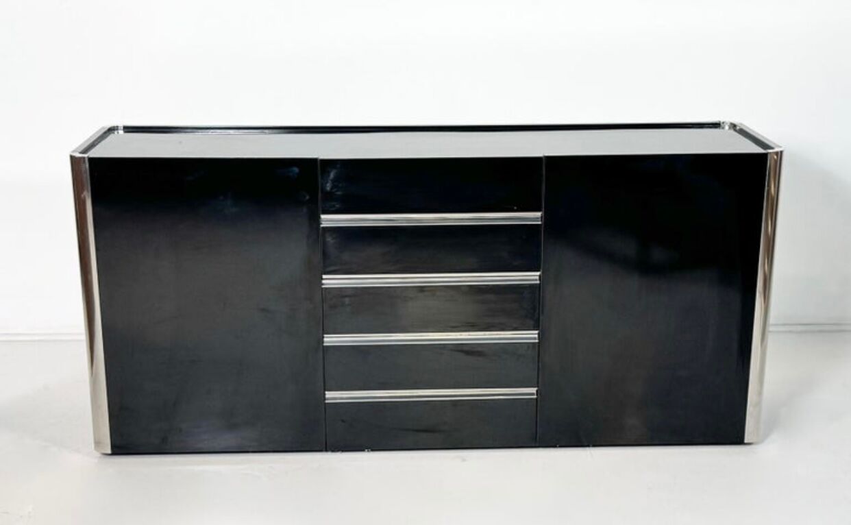 Italian buffet by Willy Rizzo for Mario Sabot, 1970s