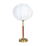 Mid-Century Modern brass and metal table lamp Ewå, Sweden, 1950s