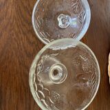 Pretty vintage glass candy box