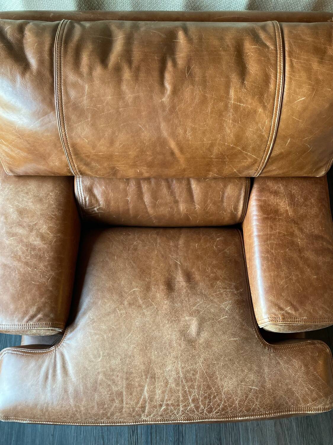 Leather armchair