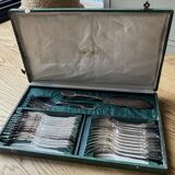 Silver plated fish service