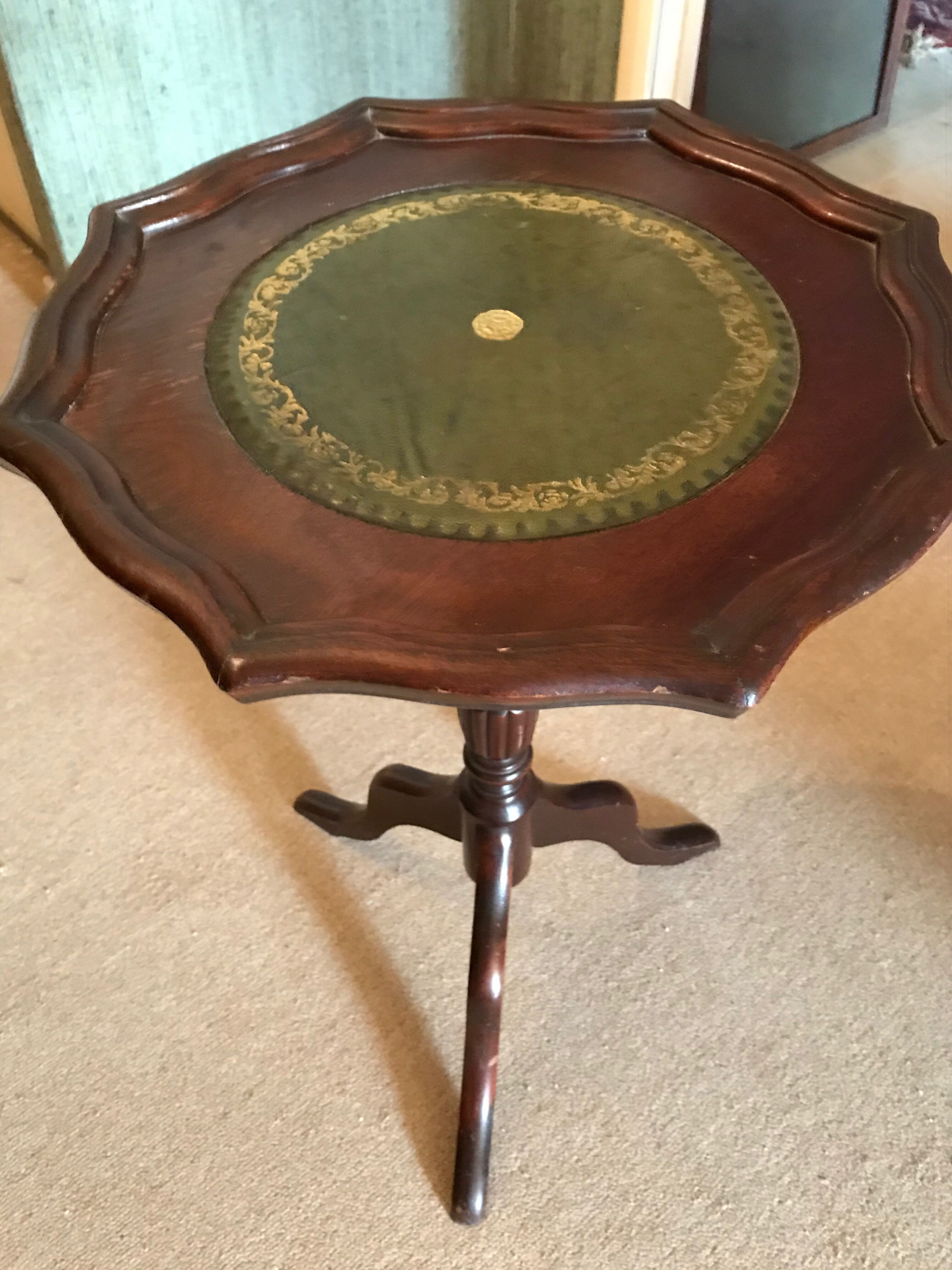 Empire-style mahogany console