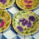 6 assiettes barbotine fuits Sarreguemines