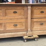 Large oak shop counter