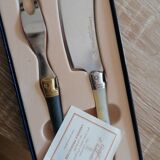 Ensemble découpe fromage Laguiole