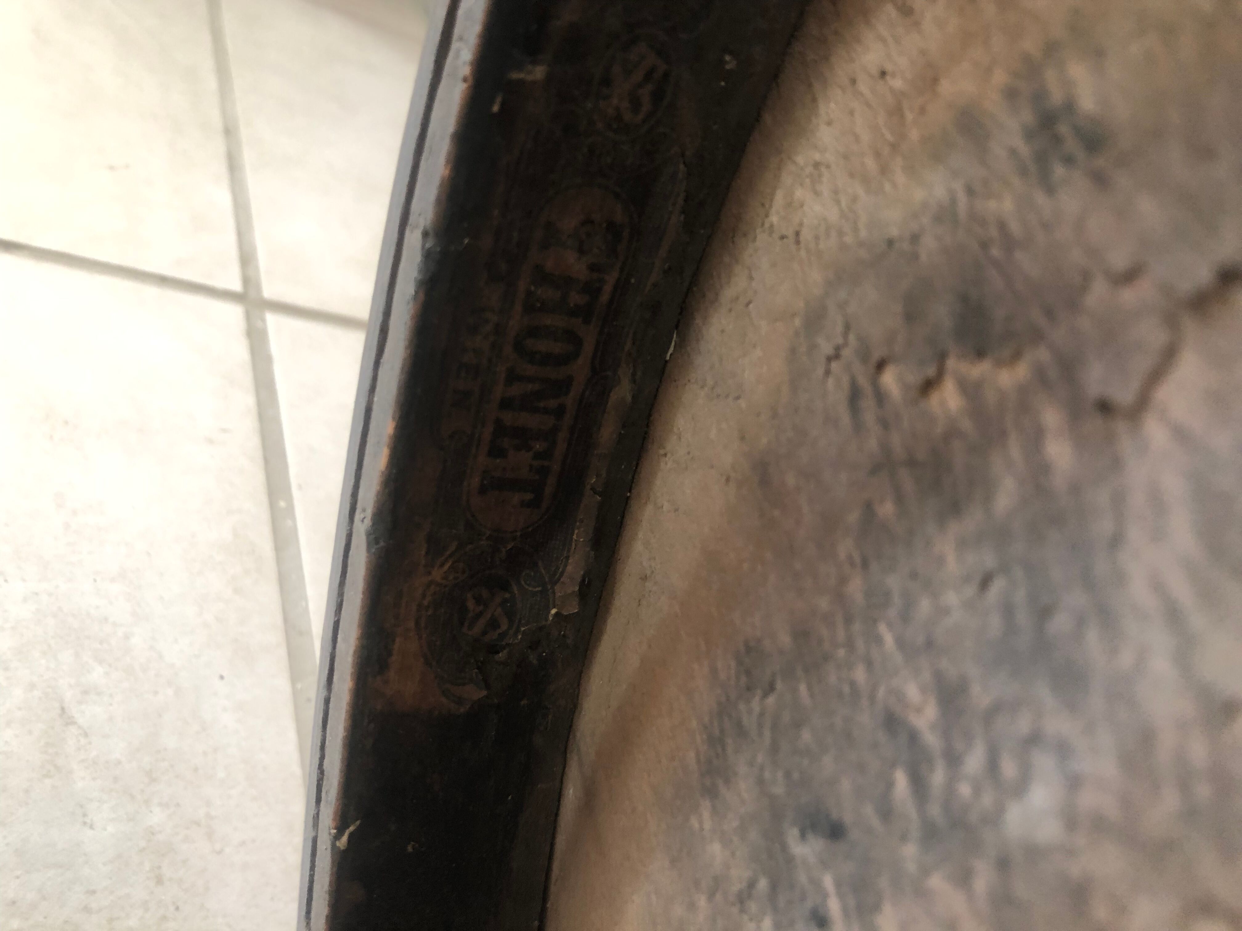 Pair of bistro chairs