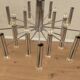 70s chandelier by Doria Leuchten
