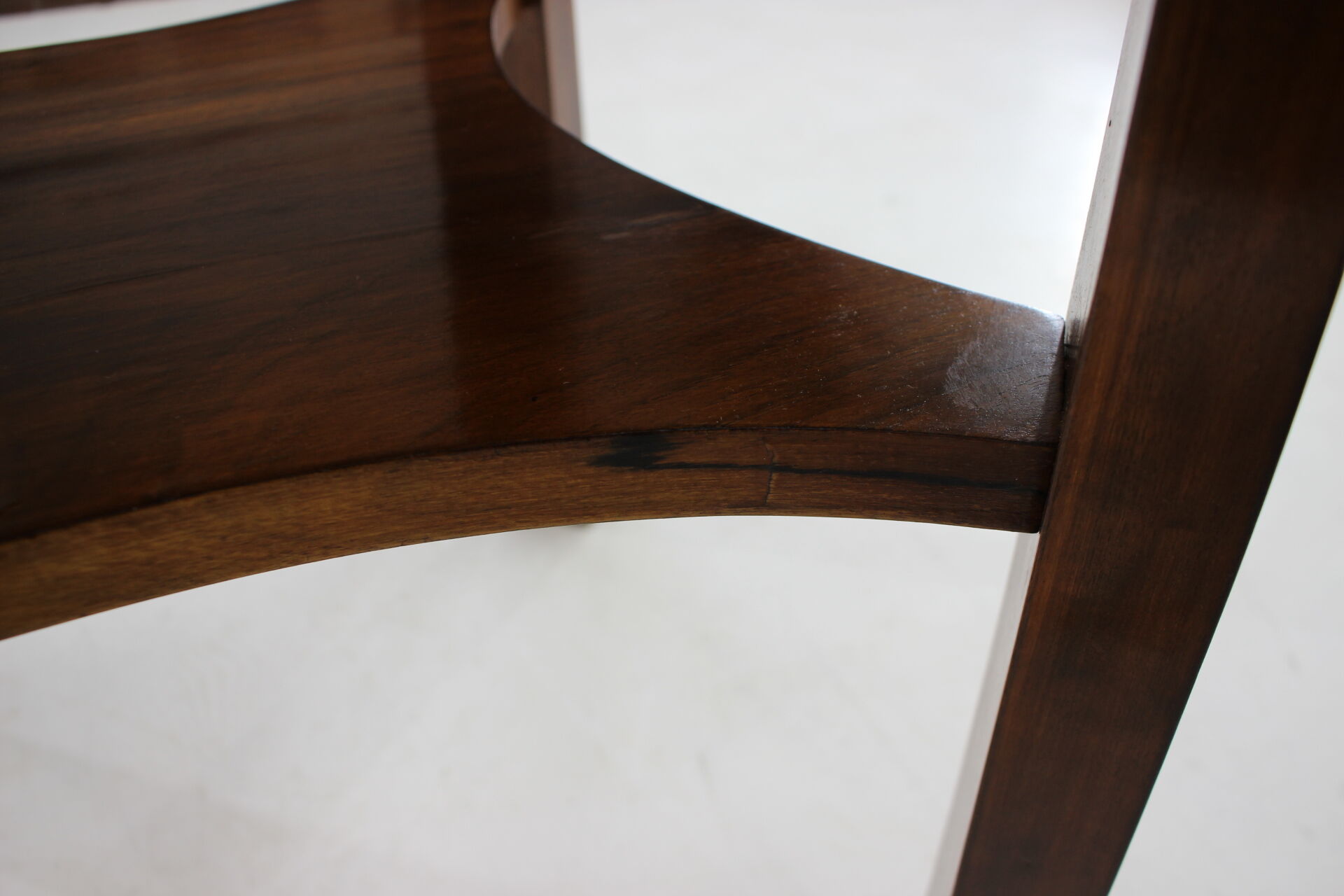 1910s office armchair J&J Kohn Nr.704 and side table,Czechoslovakia