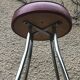Set of 3 vintage bar stools 1960-1980