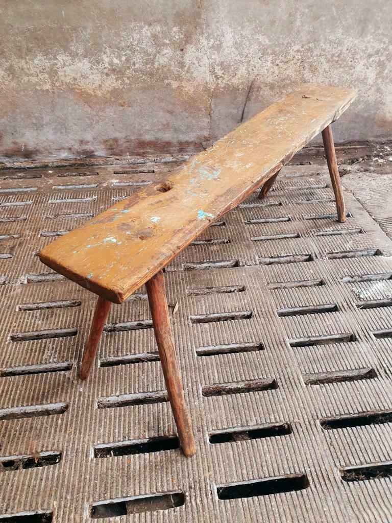 Wooden bench