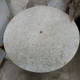 Outdoor round table, garden year 1950