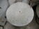 Outdoor round table, garden year 1950