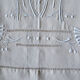 Hand-embroidered antique sheet