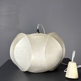 Midcentury space age cocoon hanging pendant ceiling lamp, 1960s