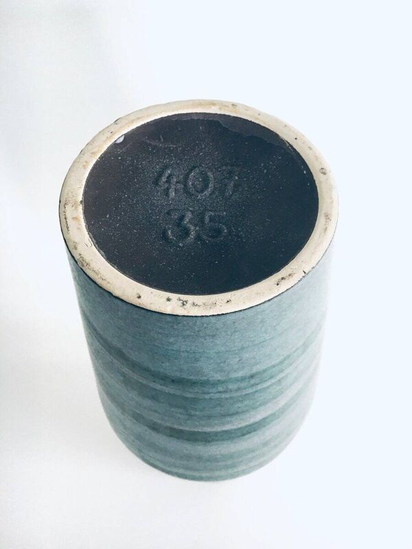 Mid-Century Modern Studio Pottery Vase Set by Scheurich, West Germany, 1960s, Set of 2