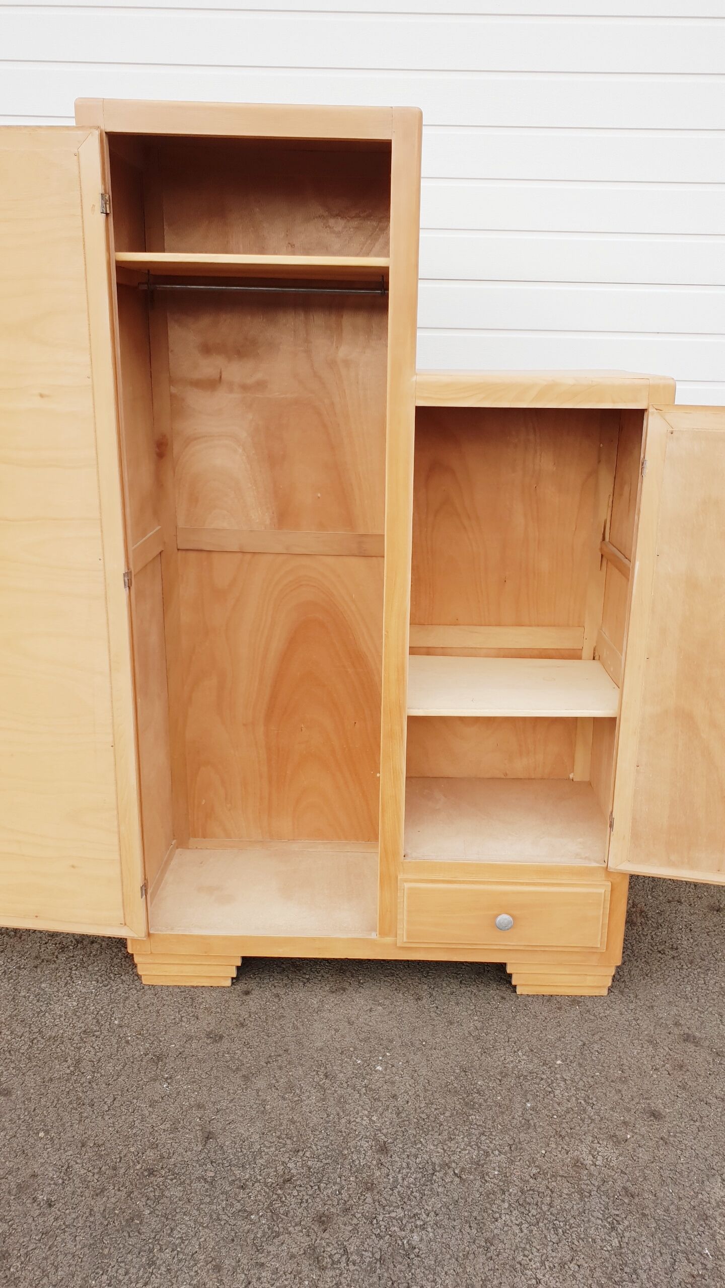 Vintage asymmetric cabinet