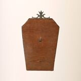 Miroir Art Déco scandinave de 1931 avec cadre en étain gravé