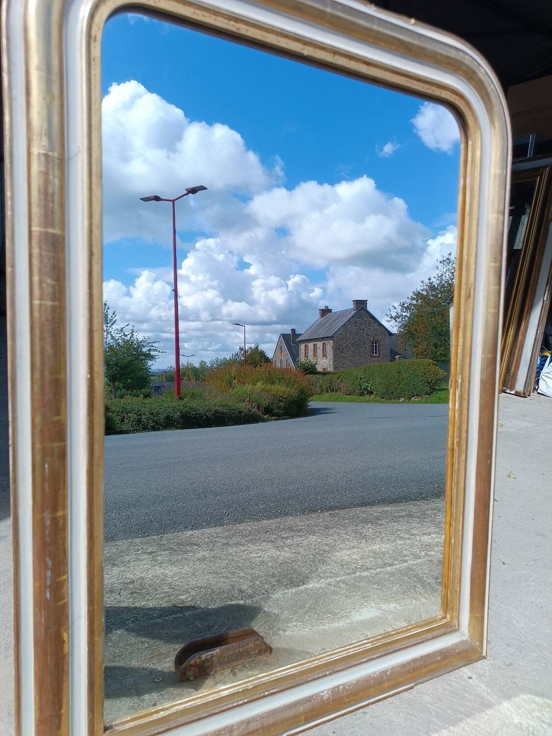 Miroir ancien Louis Philippe 101/74 cm