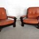 Paire de fauteuils brutalistes brésiliens