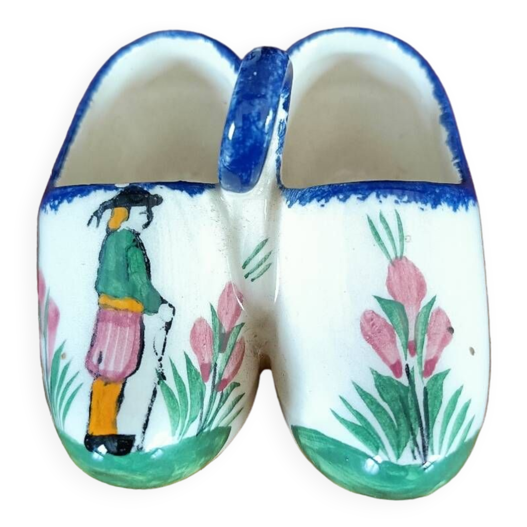 Salt and pepper shakers. Breton clogs